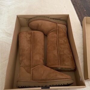 Chestnut tall UGG boots